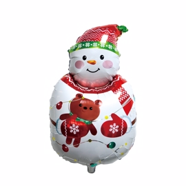 Snowman folieballong (49 x 87 cm)